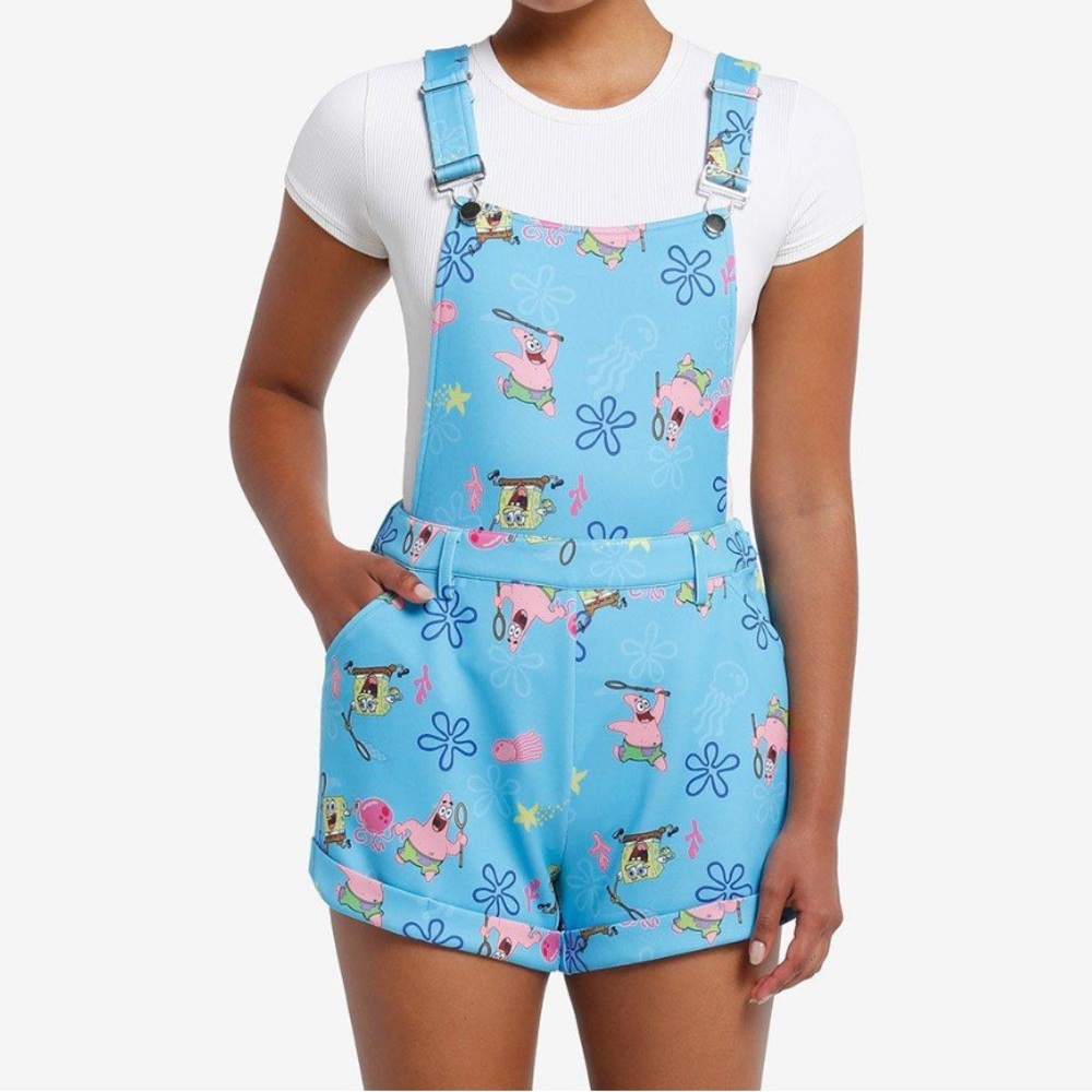 Spongebob SquarePants Characters Scuba Shortalls Hot‎ Topic